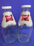 Pair of Miller High Lige Beer Bottle  Salt & Pepper Shakers – 5 1/2” T with a 2 1/4”  Base