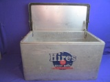 Hires Root Beer Picnic Ice Chest Appx 13” T  x 21 3/4” L x 13” W