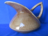 Brown Gypsy Water Pitcher Appx 6” Tall x 8” Spout to Handle