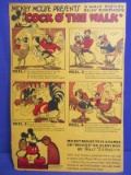 1930's Post Toasties Mickey Mouse Cut-Out & “Cock o' The Walk” Silly Symphony