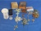 Lot of Rosaries, Christian Tokens/Medals & 2 Small Antique Bibles (1 in German)