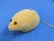 Cute Mouse Shaped Pincushion with Pullout Tape Measure by Tail – 3” long