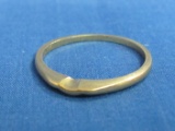 14 Kt Gold Ring – Size 9 – Marked & Tested – Weight is 1.9 grams