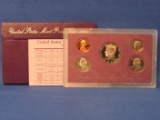 United States Mint Proof Set – 1988 – In Hard Case & Envelope