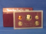 United States Mint Proof Set – 1985 – In Hard Case & Envelope
