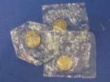 3 Buffalo/Indian Head Nickels – One 1905 Liberty/V Nickel – All in sealed bags