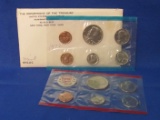 1972 US Mint Uncirculated Coin Set – 1 with D Mint Marks – In envelope