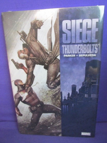 MARVEL, Siege “Thunderbolts” Hard Cover – Sealed in Plastic – NEW