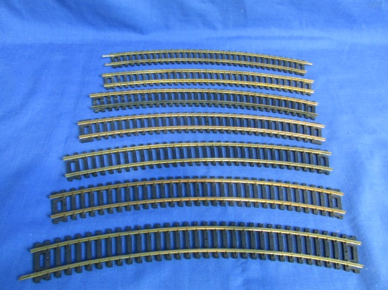 HO Model RR  6 Lengths of  9”  Curved Tracks – Used