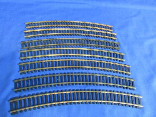 HO Model RR  6 Lengths of  9”  Curved Tracks – Used