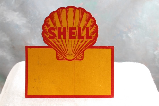 Vintage SHELL OIL Advertising Decal Unused Measures 5 1/2" x 5 1/8"