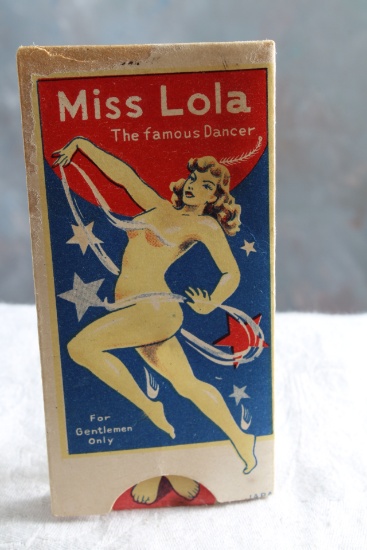Miss Lola Vintage For Gentlemen Only Adult Humor Pull Down