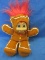 Russ Troll - Gingerbread Man Costume over Soft-Sculpted Body – Blue Eyes – Red Hair