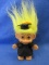 3” Russ Troll Graduation Outfit – Brown Eyes, Yellow Hair
