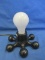 Light Bulb Stand – 6 Pointed base – Holds the bulb like a floor or table top light – Working