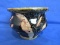 Japanese Pottery Vessel – Artisanal – Signed in Japanese Characters -3 3/4” T x 4 3/4” W