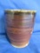 Signed Drinking Vessel – Pottery – Marked w/ tree in Circle – Unique Cut-away/glazed