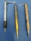 3 Vintage Mechanical Pencils (2 are Jack Knives & one is a lighter!)