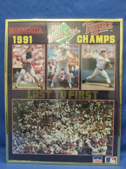 1991 Twins Framed Poster