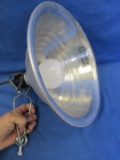 Aluminum Brooder Lamp Fixture – has a clip to hold your lamp in place