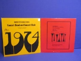 2 Vintage LPS of Local HS Concert Band Music: Dover-Eyota 1974 & John Marshall 1969