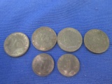 WWII Era German Coins: 10 Pfennig 1940, 41, 42 , & 1945 – 1 Pfennig 1940 & 1943