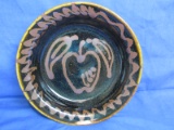 Artisanal Pottery Apple Bowl – Pottery 9 1/2” DIA x 2” Deep
