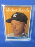 Mickey Mantle Replica Card
