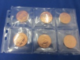 6 One Ounce Copper Rounds