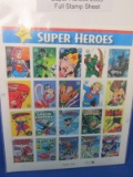 DC Comics Full Stamp Sheet