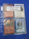 4 Magic Game  Autographs