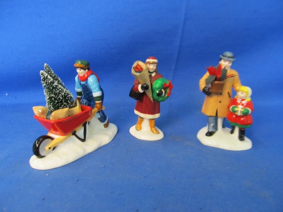 Dept 56 Christmas Visit to the Florist (set of 3)