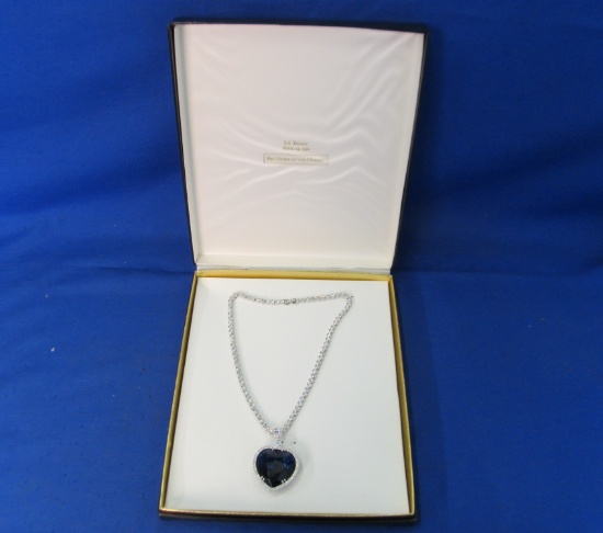 Heart of the Ocean Necklace Reproduction with Certificate