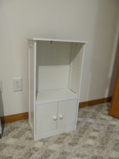 Cabinet stand-2 door and 1 shelf -White