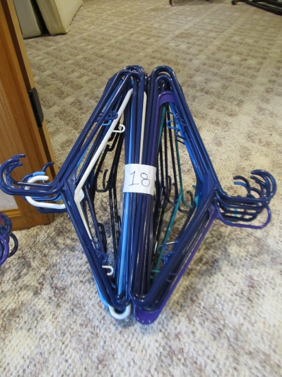 Lot of 40 Hangers Multi-colored