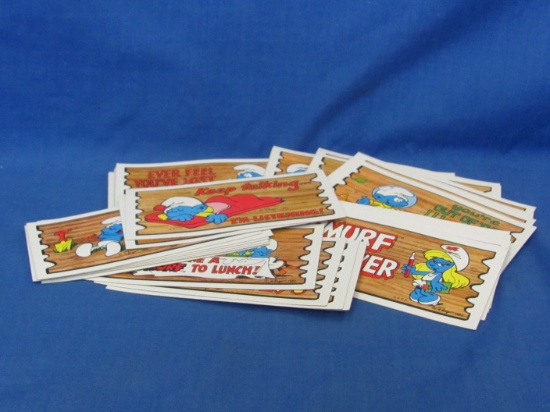 1982 Topps Smurf Supercards – Complete Set (56)