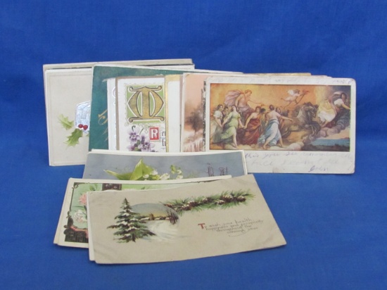 Vintage Postcards (36) – Used Condition