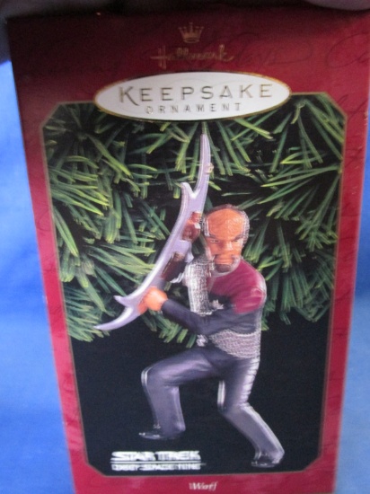 Hallmark Keepsake Ornament:Star Trek Deep Space  Nine – Worf – 1999