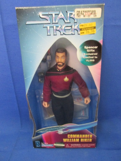 Star Trek  – 9” Figure – NIB – Commander William Riker