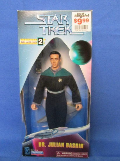 Star Trek – 9” Figure – NIB -  Warp Factor Series 2 – Dr. Julian Bashir