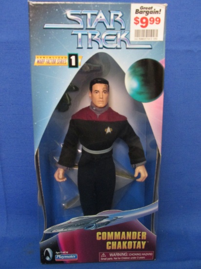 Star Trek 9” Figure NIB – Warp Factor Series 1 – Commander Chakotay