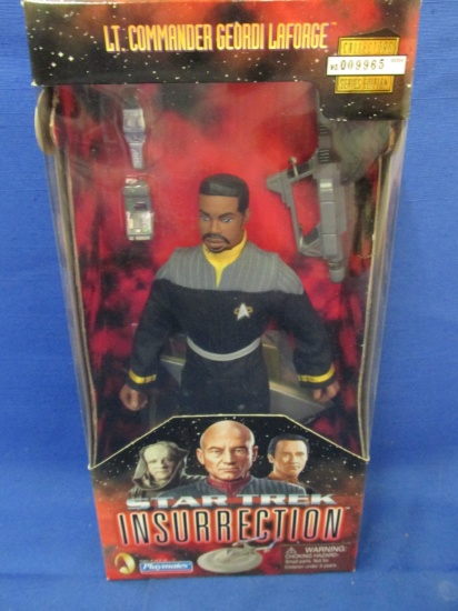 Star Trek The Insurrection 9” Figure NIB  –Lt. Commander Geordi LaForge