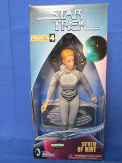 Star Trek – 9” Figure – NIB – Serialized Warp Factor 4 Series – Seven of Nine