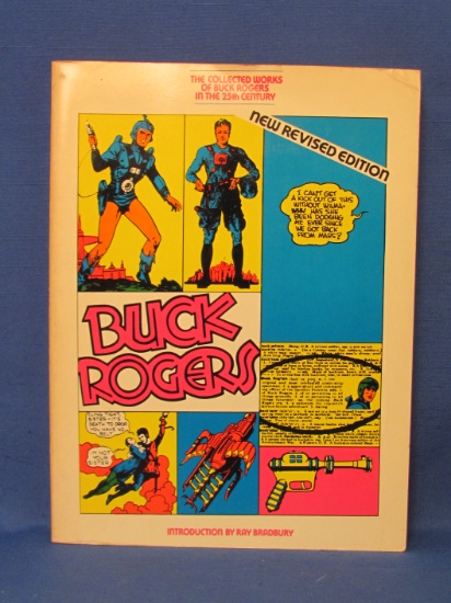 Large Softcover Book “Buck Roger” - Intro by Ray Bradbury – 1977 – Comic Strips