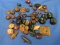 Asst. Vintage Wooden Toggles, Leather Coat Buttons & others