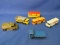 6 Vintage Matchbox Toys – Military Police, Esso Tanker, School bus, Caravan, Pointer