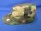 Military Woodland Camo – Combat Cap – size 7 ½ – Used