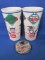 Minnesota Twins 1991 World Series Championship Coke Cups (game) & 3 1/2” Button