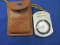 Compass & Leather Case – Suunto Instrument, Helsinki – Made in Finland