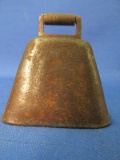 Vintage Cow Bell – Bell is 2” T plus handle- Sides are 1 3/4” deep x 2 1/1” W ½ Step higher
